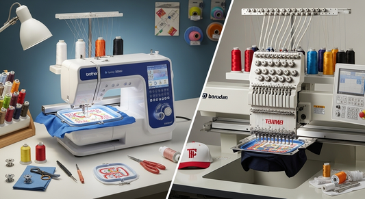 Commercial vs Home Embroidery Machines - What Nobody Tells You