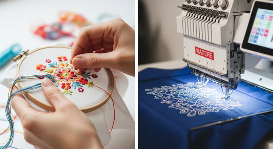 Types of Embroidery: Hand vs. Machine
