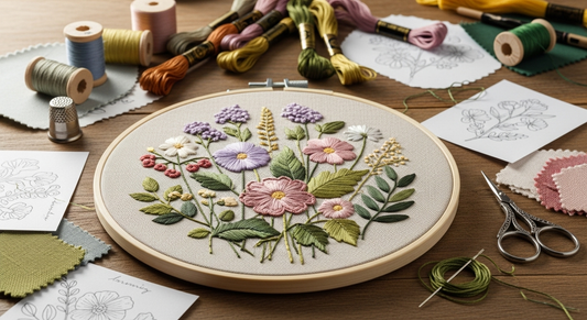Using Layers and Textures in Embroidery Design