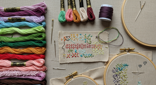 Using Specialty Threads by Hand