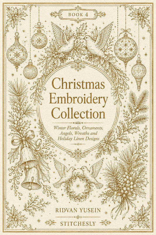 Christmas Embroidery Collection 4 Book 03 from Christmas Embroidery Collection Book 4, a digital embroidery design reference for machine embroidery designs, embroidery patterns and seasonal embroidery motifs.