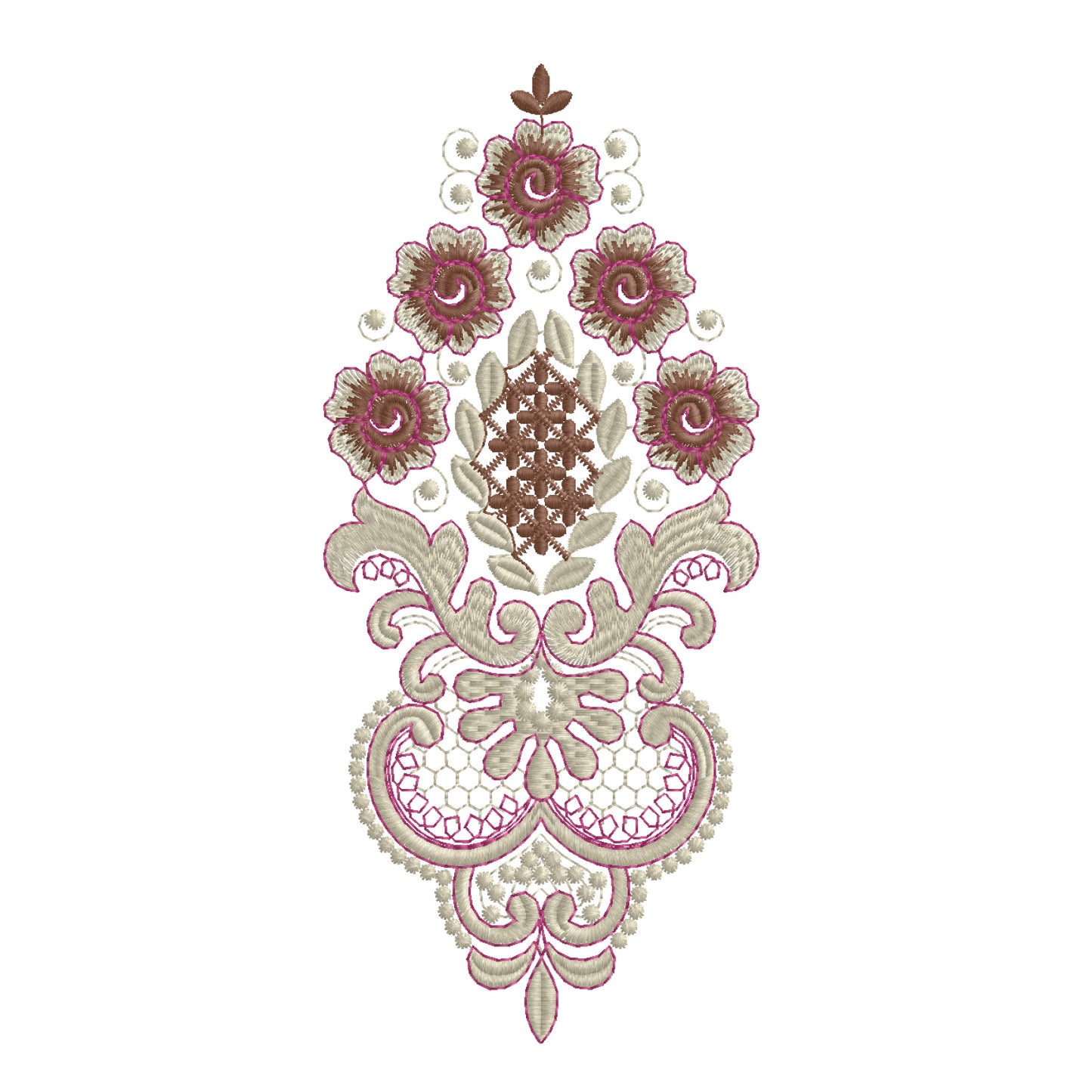 Modern Embroidery Design for Hoop ā PES, DST, VP3, HUS | Instant Download Machine Stitch File - 10002