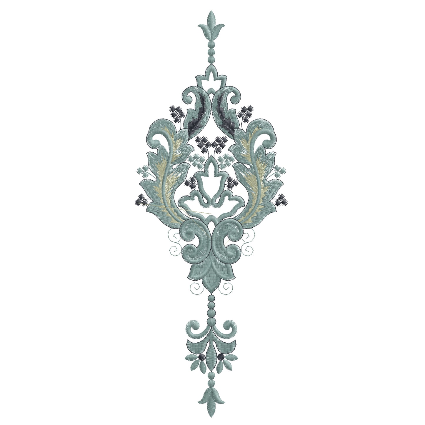 Modern Embroidery Design for Hoop – PES, DST, VP3, HUS | Instant Download Machine Stitch File - 10009