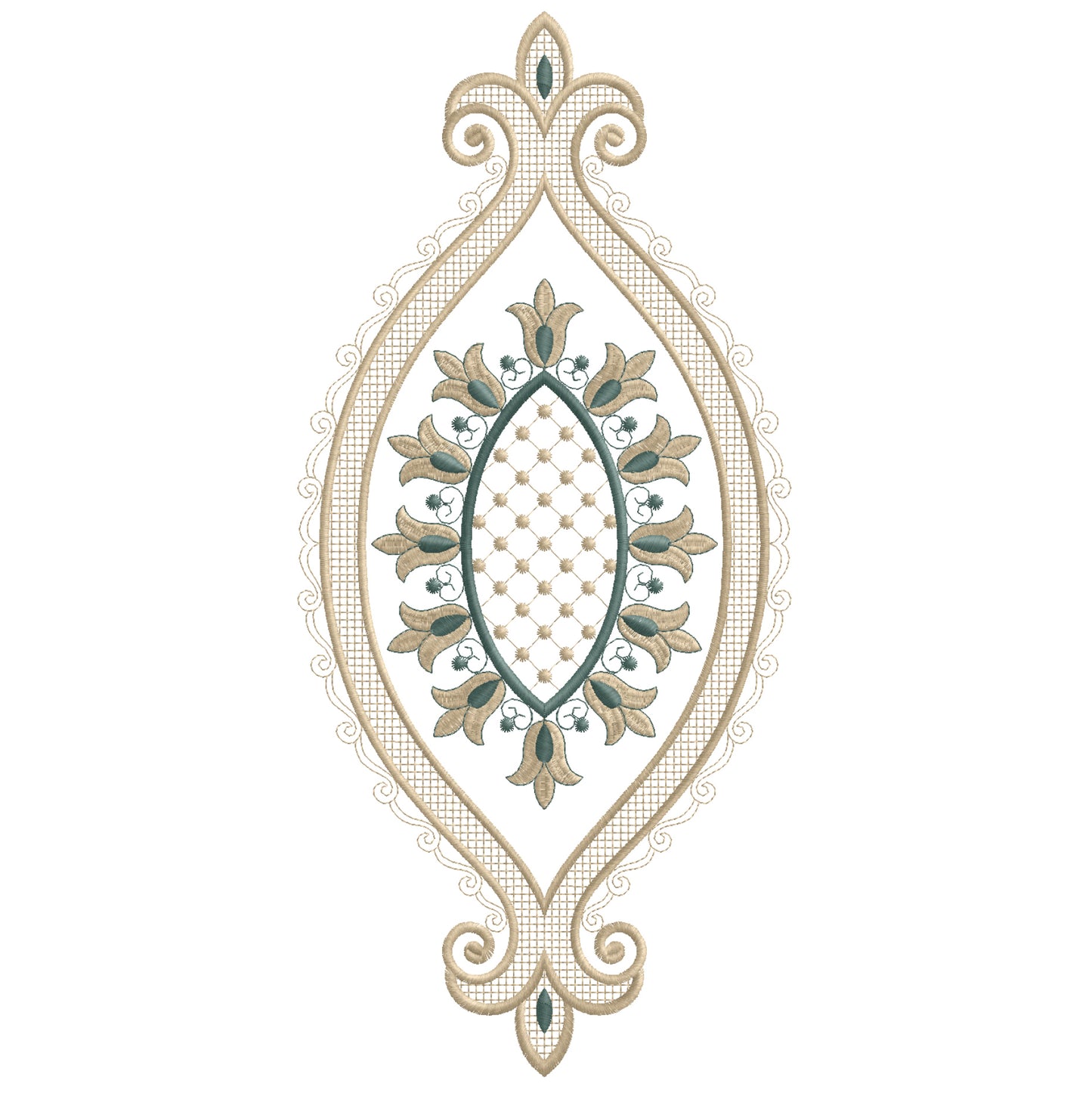 Modern Embroidery Design for Hoop ā PES, DST, VP3, HUS | Instant Download Machine Stitch File - 10063