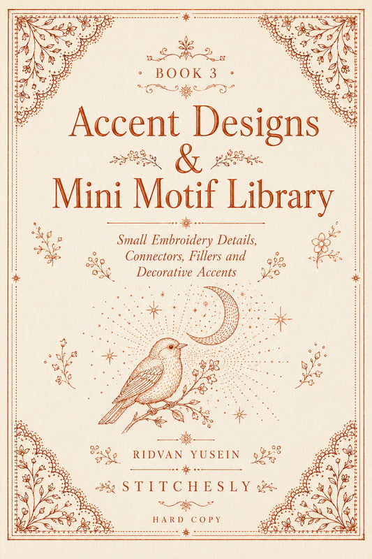 Accent Designs And Mini Motif Library 3 Book from Accent Designs & Mini Motif Library Book 3, a digital embroidery design reference for machine embroidery designs, embroidery patterns and small motif and accent designs.