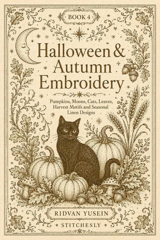 Halloween And Autumn Embroidery 4 Book 03 from Halloween & Autumn Embroidery Book 4, a digital embroidery design reference for machine embroidery designs, embroidery patterns and seasonal embroidery motifs.