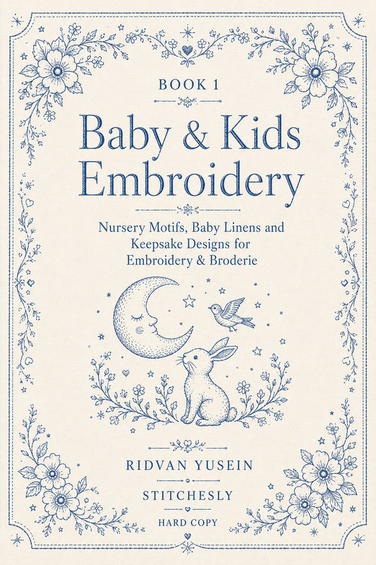 Baby And Kids Embroidery 1 Book 03 from Baby & Kids Embroidery Book 1, a digital embroidery design reference for machine embroidery designs, embroidery patterns and baby and keepsake embroidery.