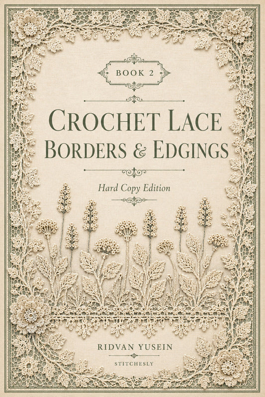 Book 10 Crochet Lace Borders And Edgings 2 Book 03 from Crochet Lace Borders & Edgings Book 2, a digital embroidery design reference for machine embroidery designs, embroidery patterns and border and edge embroidery.