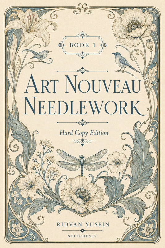 Book 11 Art Nouveau Needlework 1 Book 03 from Art Nouveau Needlework Book 1, a digital embroidery design reference for machine embroidery designs, embroidery patterns and embroidery design reference.