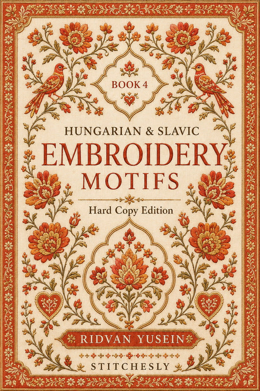 Book 14 Hungarian And Slavic Embroidery Motifs 4 Book from Hungarian & Slavic Embroidery Motifs Book 4, a digital embroidery design reference for machine embroidery designs, embroidery patterns and embroidery design reference.