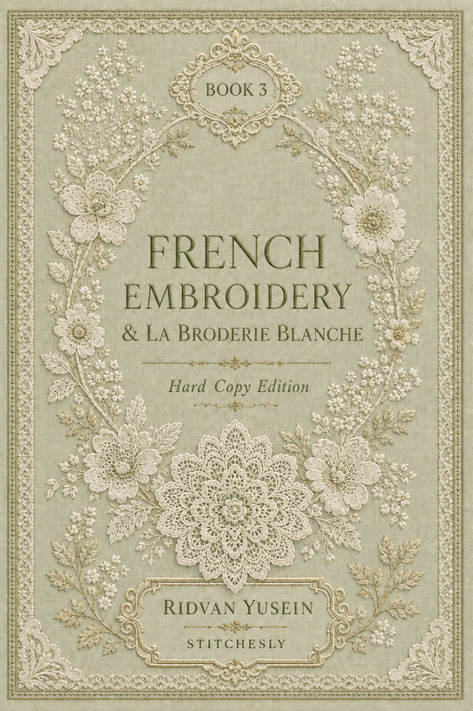 Book 15 French Embroidery And La Broderie Blanche 3 Book 02 from French Embroidery & La Broderie Blanche Book 3, a digital embroidery design reference for machine embroidery designs, embroidery patterns and lace and broderie details.