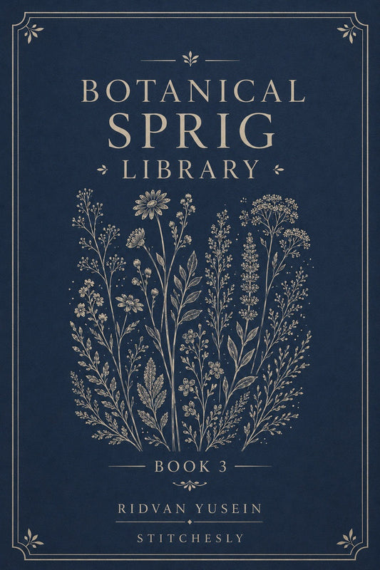 Front cover of Botanical Sprig Library, Book Three.
