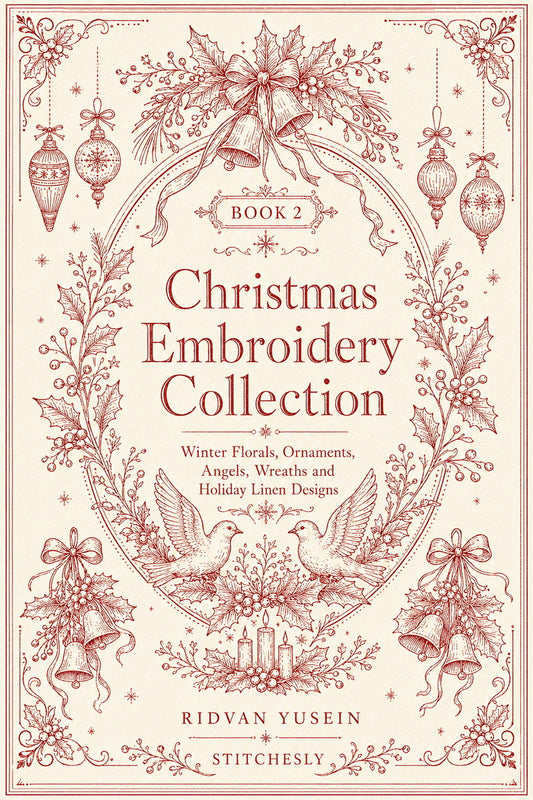 Christmas Embroidery Collection 2 Book from Christmas Embroidery Collection Book 2, a digital embroidery design reference for machine embroidery designs, embroidery patterns and seasonal embroidery motifs.