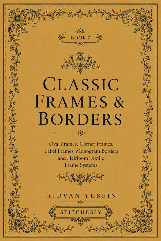 Classic Frames And Borders 7 Book 03 from Classic Frames & Borders Book 7, a digital embroidery design reference for machine embroidery designs, embroidery patterns and border and edge embroidery.