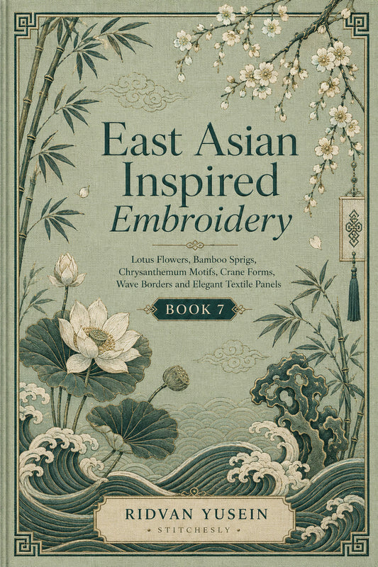 East Asian Inspired Embroidery 7 Book 03 from East Asian Inspired Embroidery Book 7, a digital embroidery design reference for machine embroidery designs, embroidery patterns and embroidery design reference.