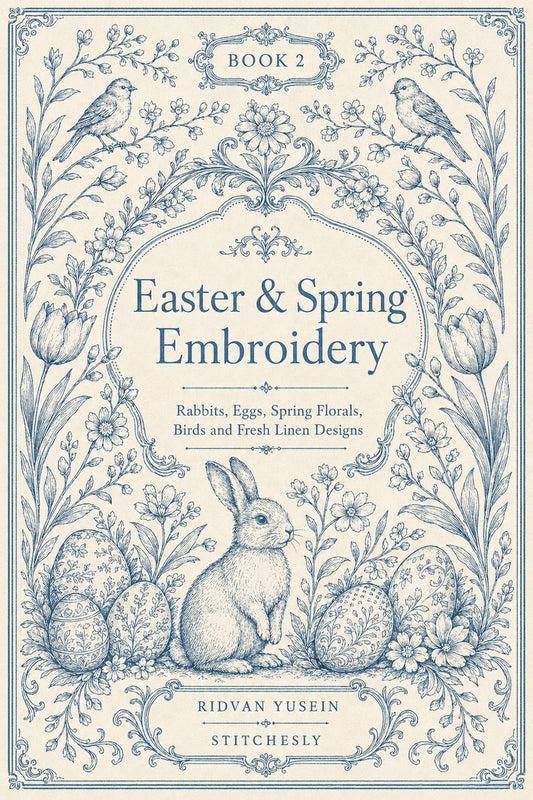 Easter And Spring Embroidery 2 Book from Easter & Spring Embroidery Book 2, a digital embroidery design reference for machine embroidery designs, embroidery patterns and seasonal embroidery motifs.