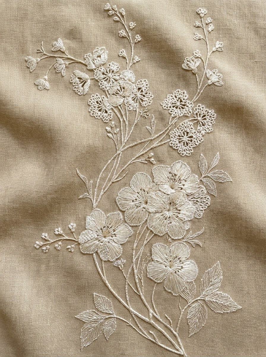 Digital PDF embroidery design bundle cover preview for Lace, Whitework & Delicate Detail Bundle 3, featuring curated embroidery patterns, motif library references and textile… - preview 28
