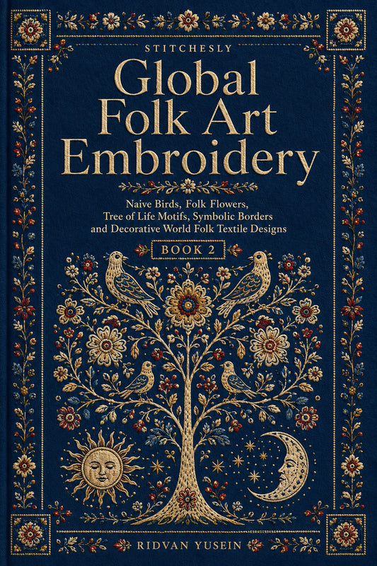 Global Folk Art Embroidery 2 Book from Global Folk Art Embroidery Book 2, a digital embroidery design reference for machine embroidery designs, embroidery patterns and embroidery design reference.