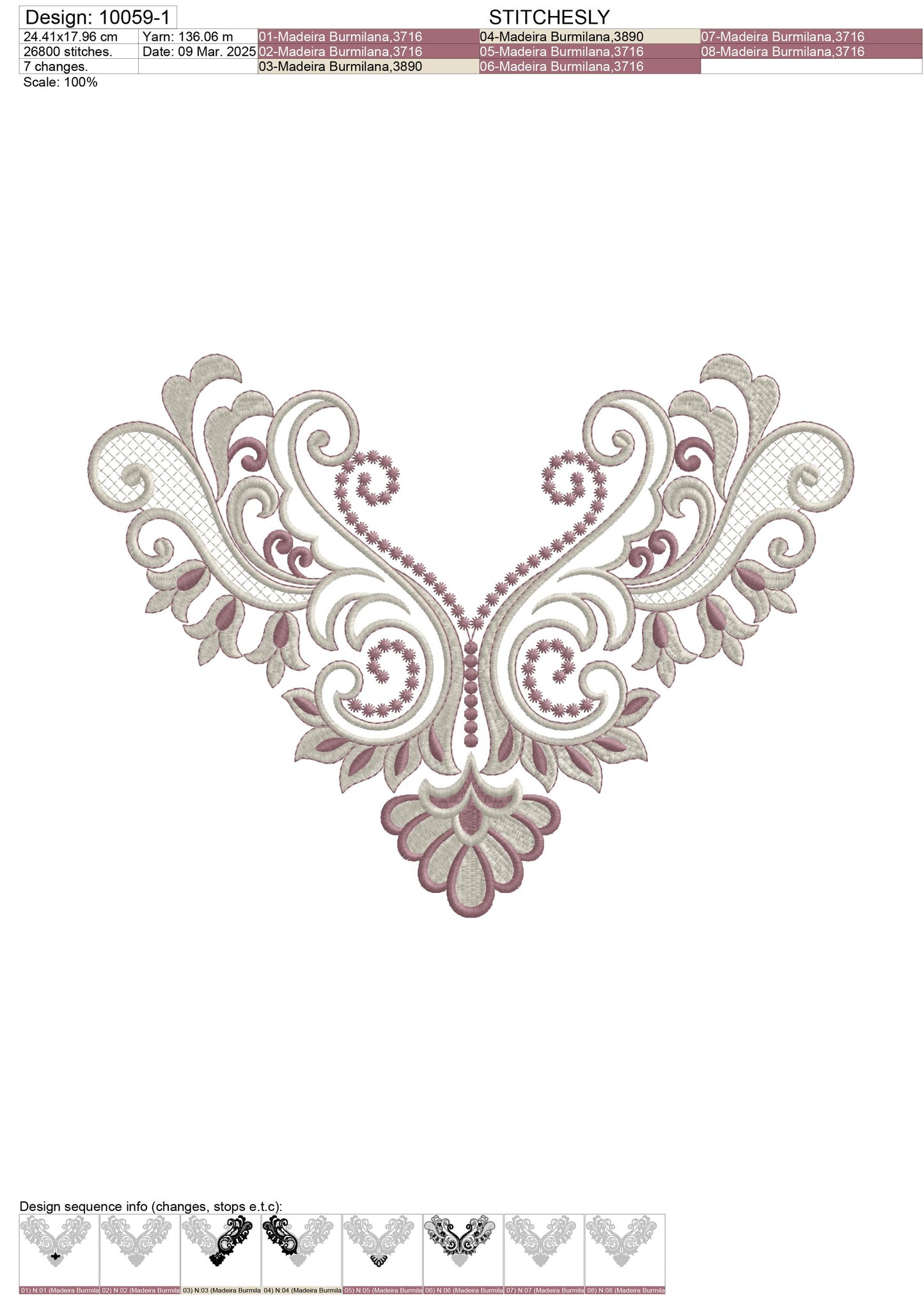 Modern Embroidery Design for Hoop ā PES, DST, VP3, HUS | Instant Download Machine Stitch File - 10059