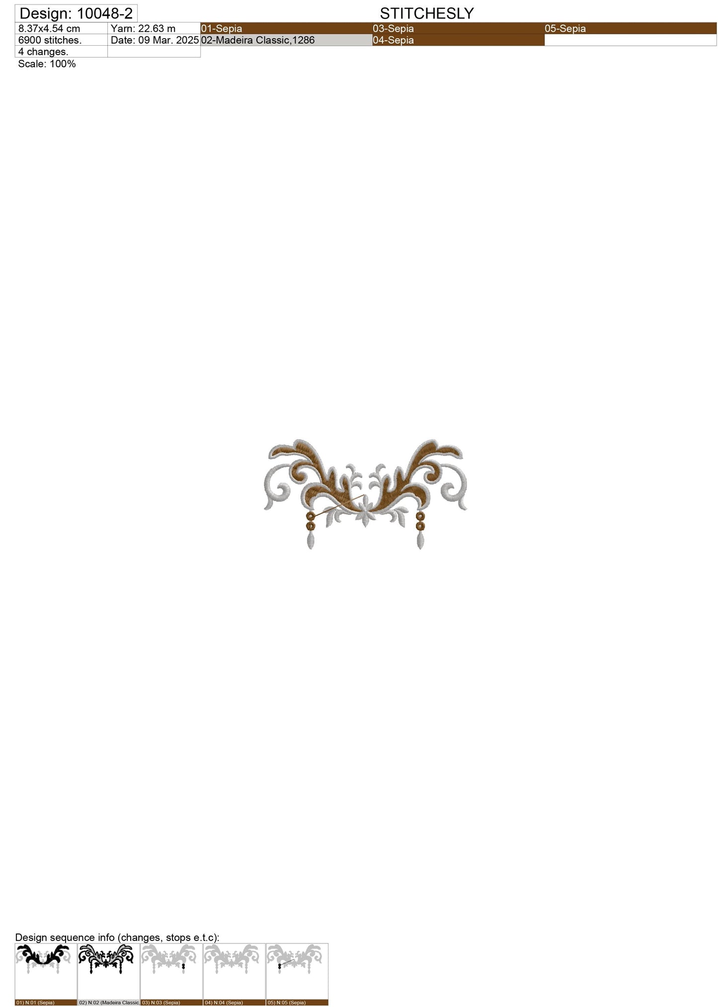 Modern Embroidery Design for Hoop ā PES, DST, VP3, HUS | Instant Download Machine Stitch File - 10048