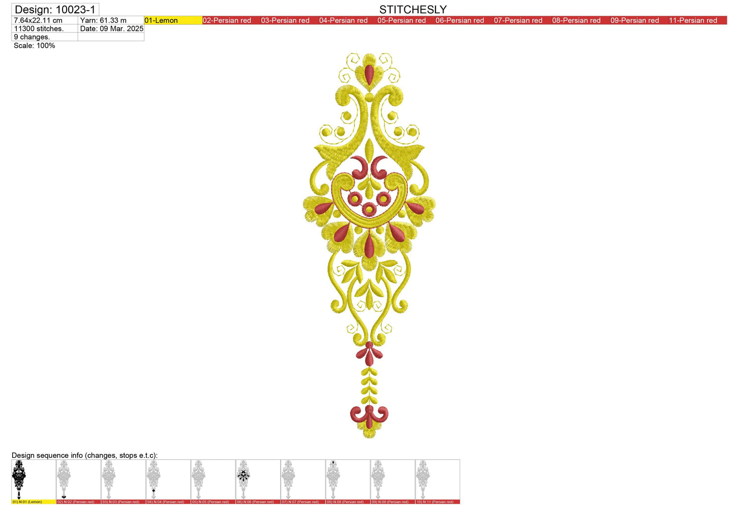 Modern Embroidery Design for Hoop ā PES, DST, VP3, HUS | Instant Download Machine Stitch File - 10023