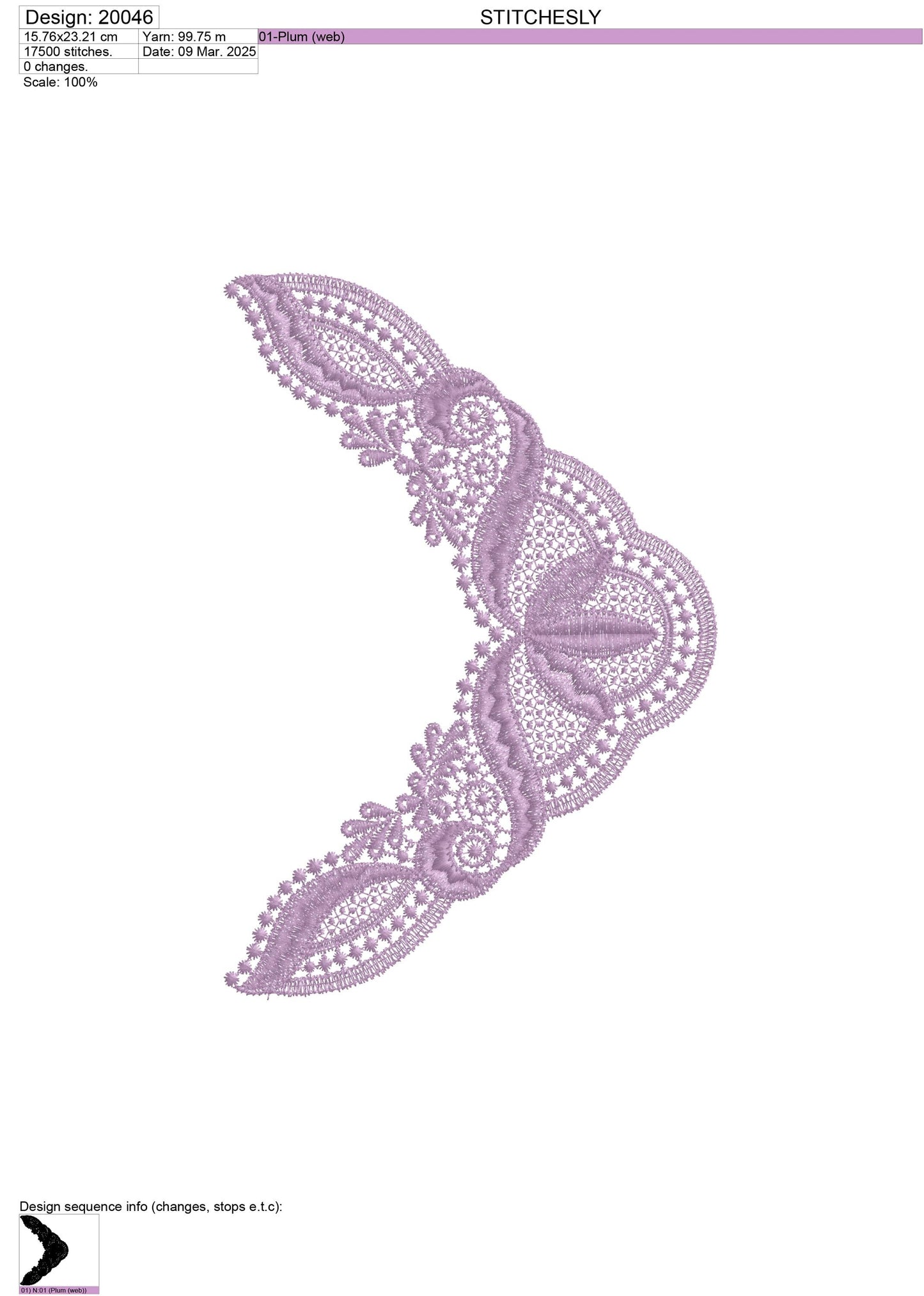 Modern Embroidery Design for Hoop ā PES, DST, VP3, HUS | Instant Download Machine Stitch File - 20046
