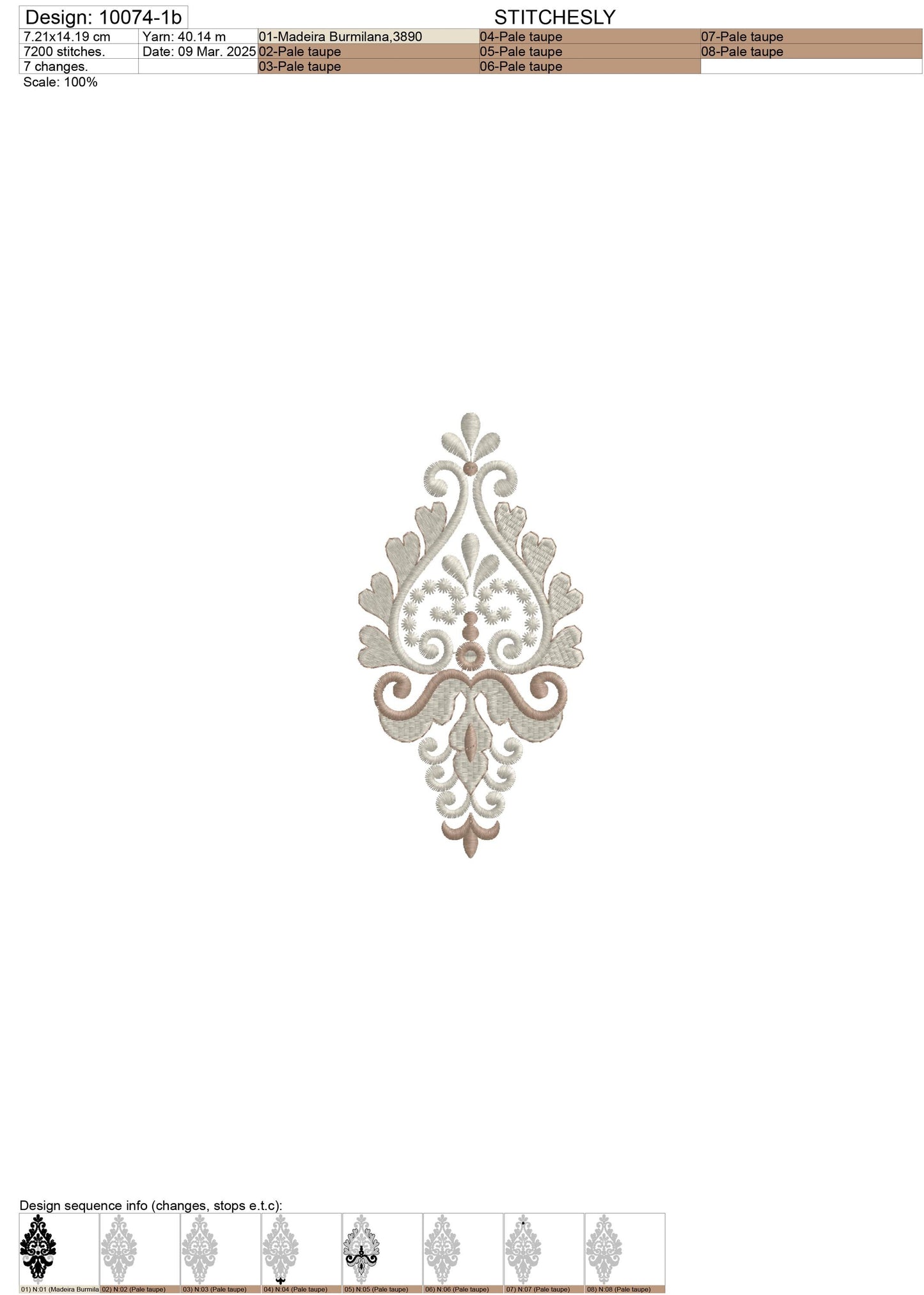 Modern Embroidery Design for Hoop ā PES, DST, VP3, HUS | Instant Download Machine Stitch File - 10074