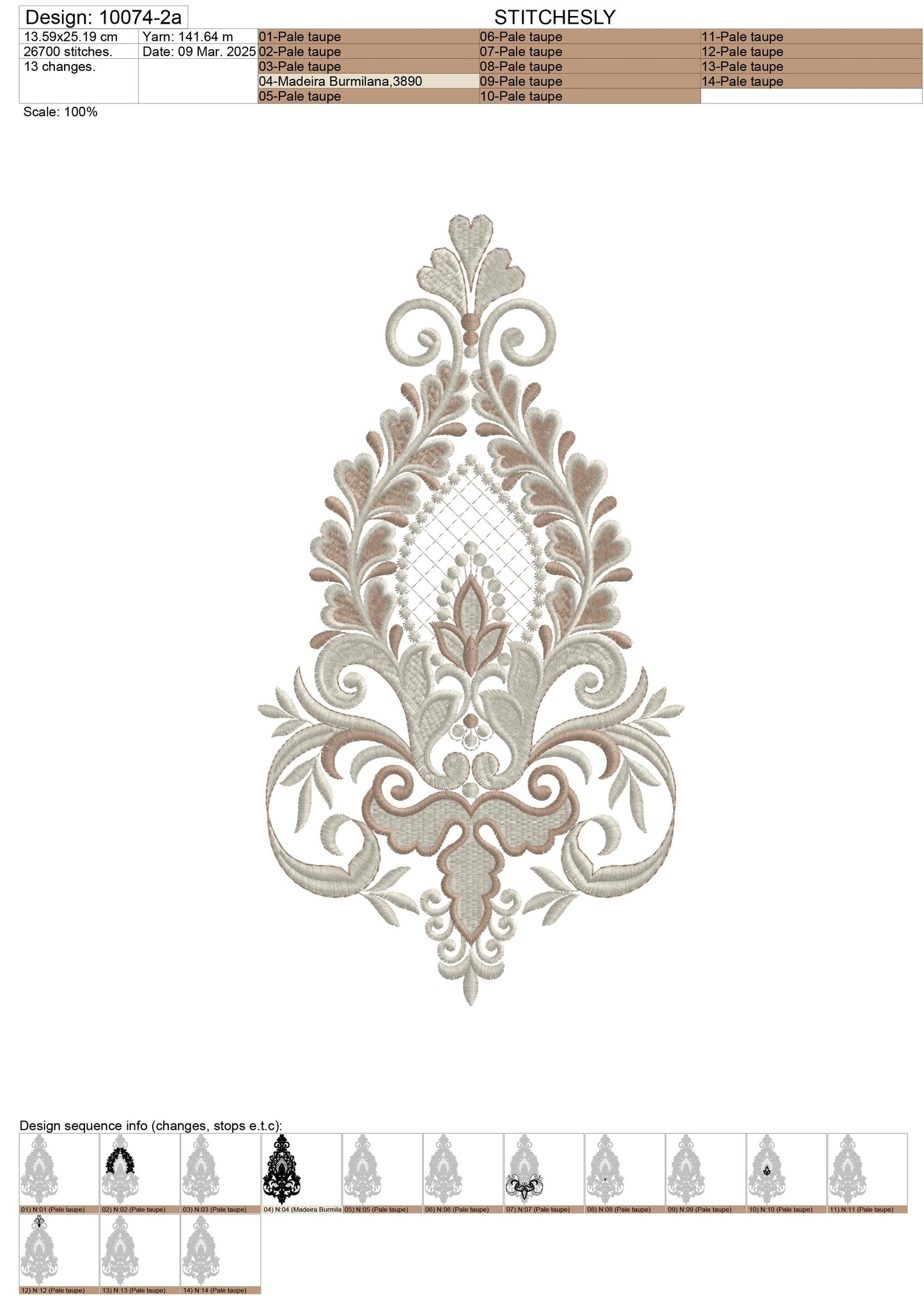 Modern Embroidery Design for Hoop ā PES, DST, VP3, HUS | Instant Download Machine Stitch File - 10074