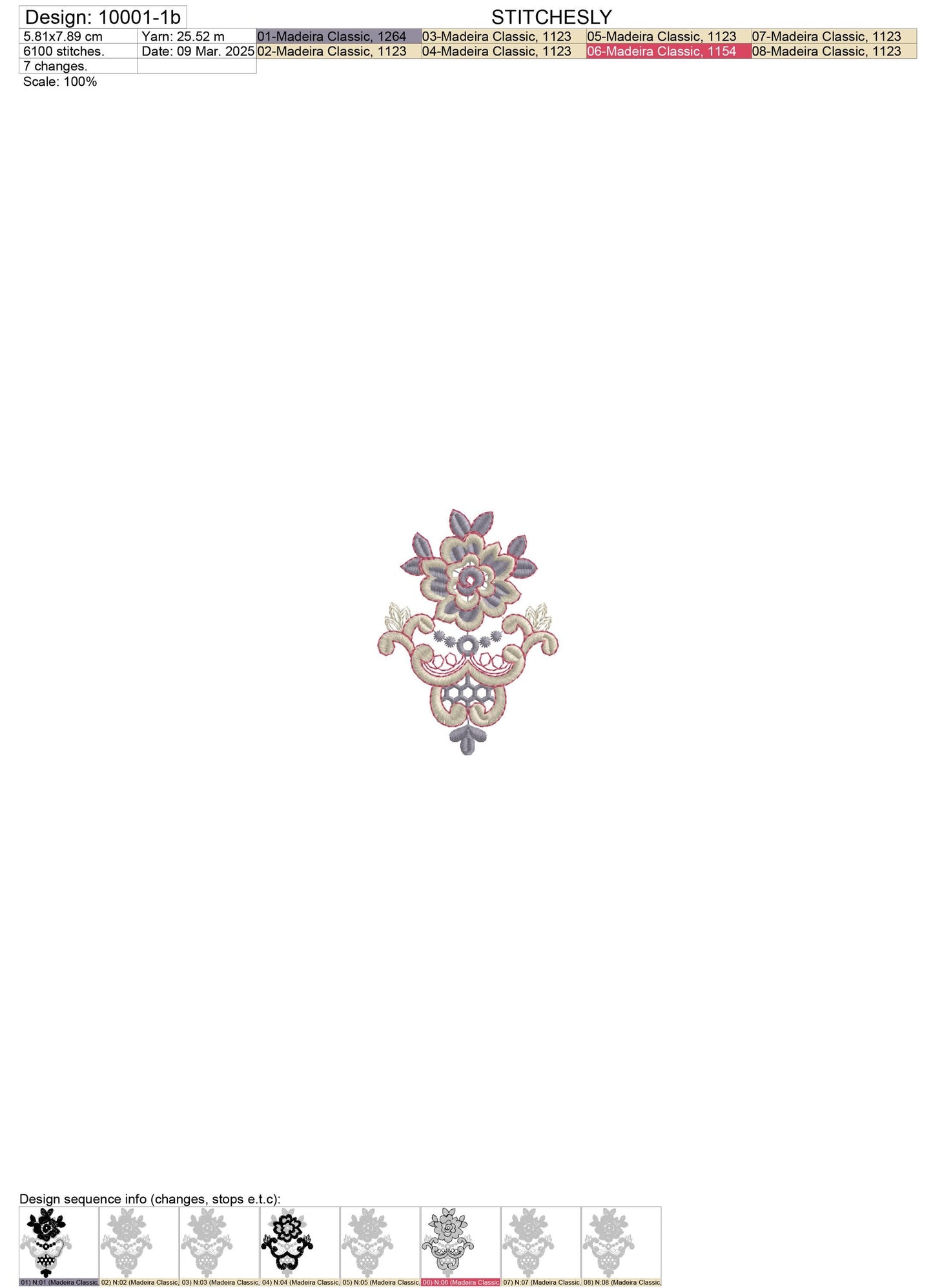 Modern Embroidery Design for Hoop ā PES, DST, VP3, HUS | Instant Download Machine Stitch File - 10001