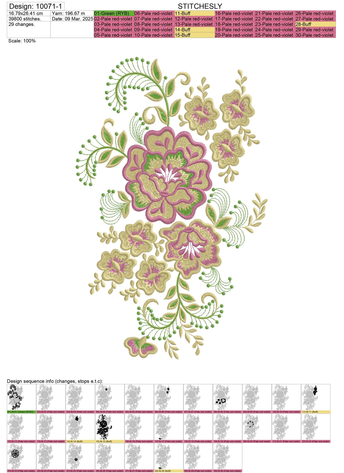 Modern Embroidery Design for Hoop ā PES, DST, VP3, HUS | Instant Download Machine Stitch File - 10071