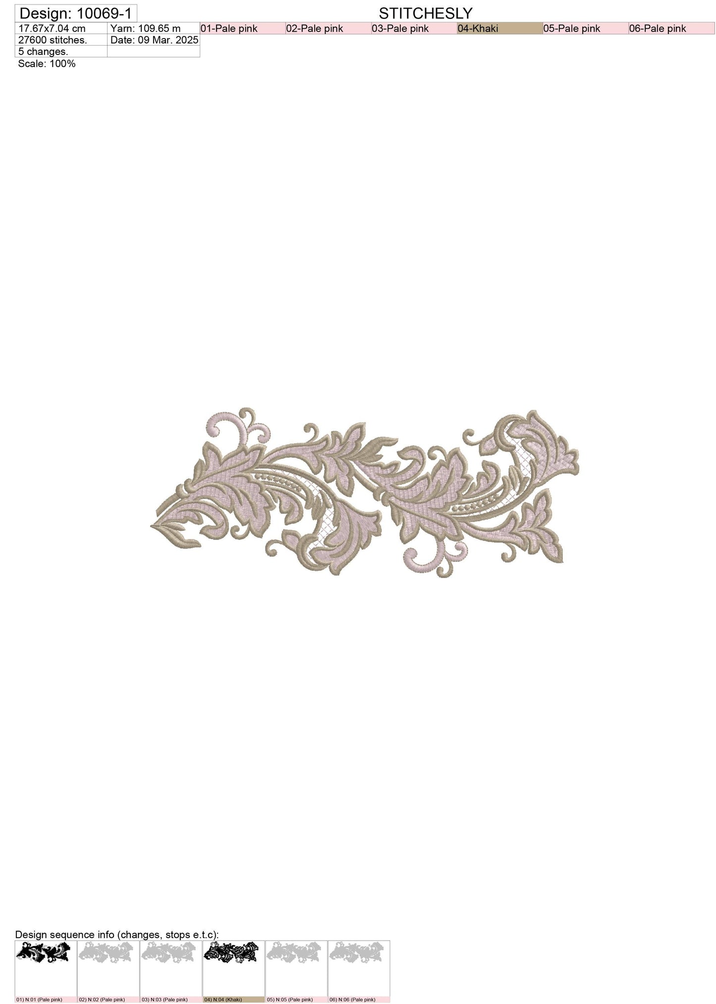 Modern Embroidery Design for Hoop ā PES, DST, VP3, HUS | Instant Download Machine Stitch File - 10069