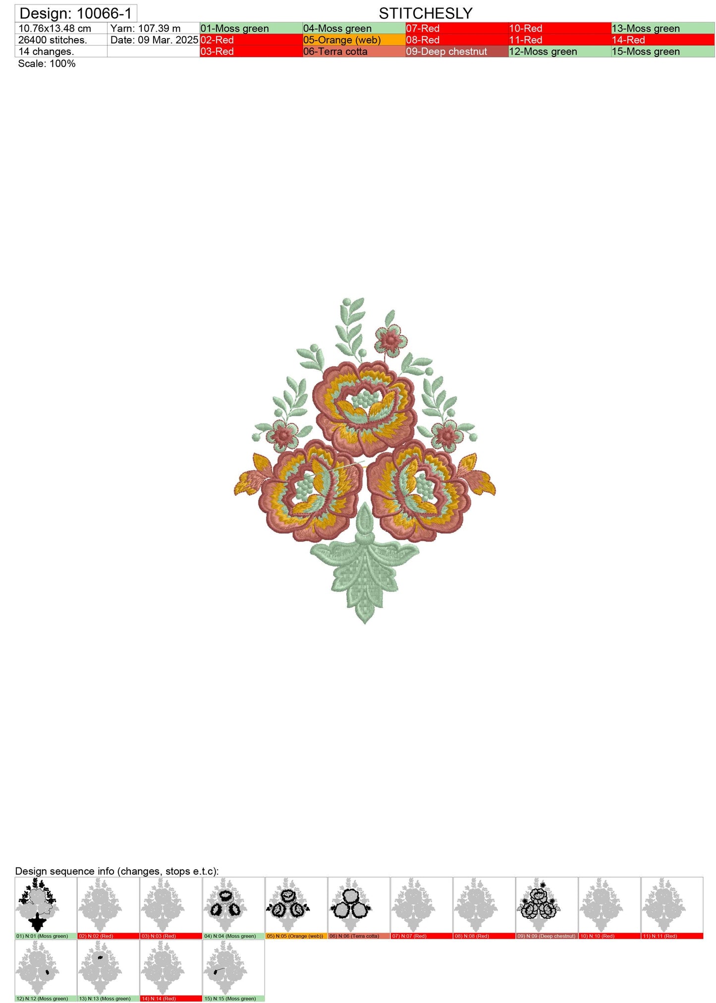 Modern Embroidery Design for Hoop ā PES, DST, VP3, HUS | Instant Download Machine Stitch File - 10066