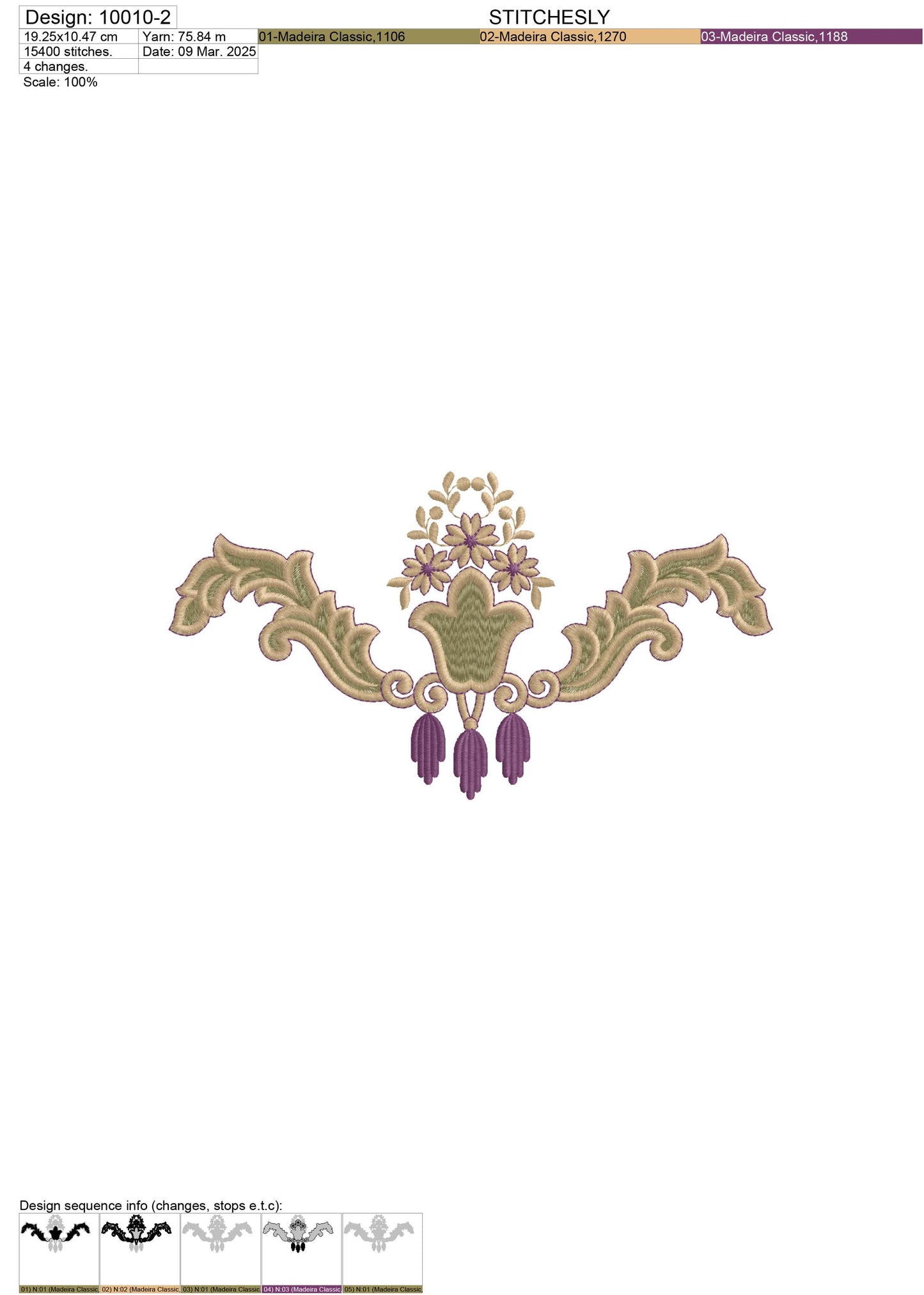 Modern Embroidery Design for Hoop ā PES, DST, VP3, HUS | Instant Download Machine Stitch File - 10010