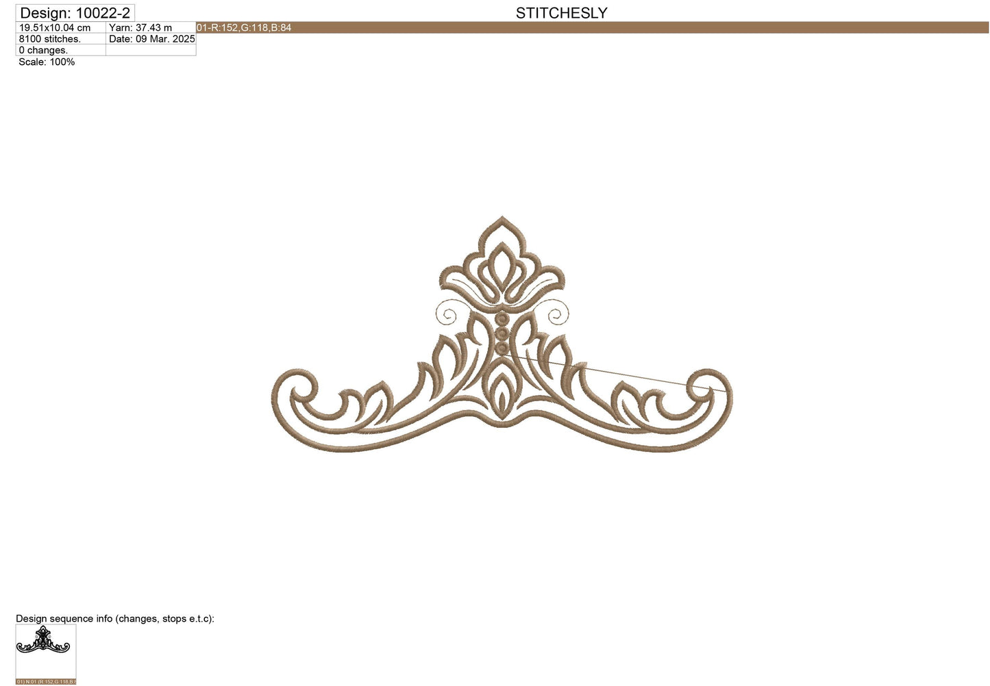 Modern Embroidery Design for Hoop ā PES, DST, VP3, HUS | Instant Download Machine Stitch File - 10022