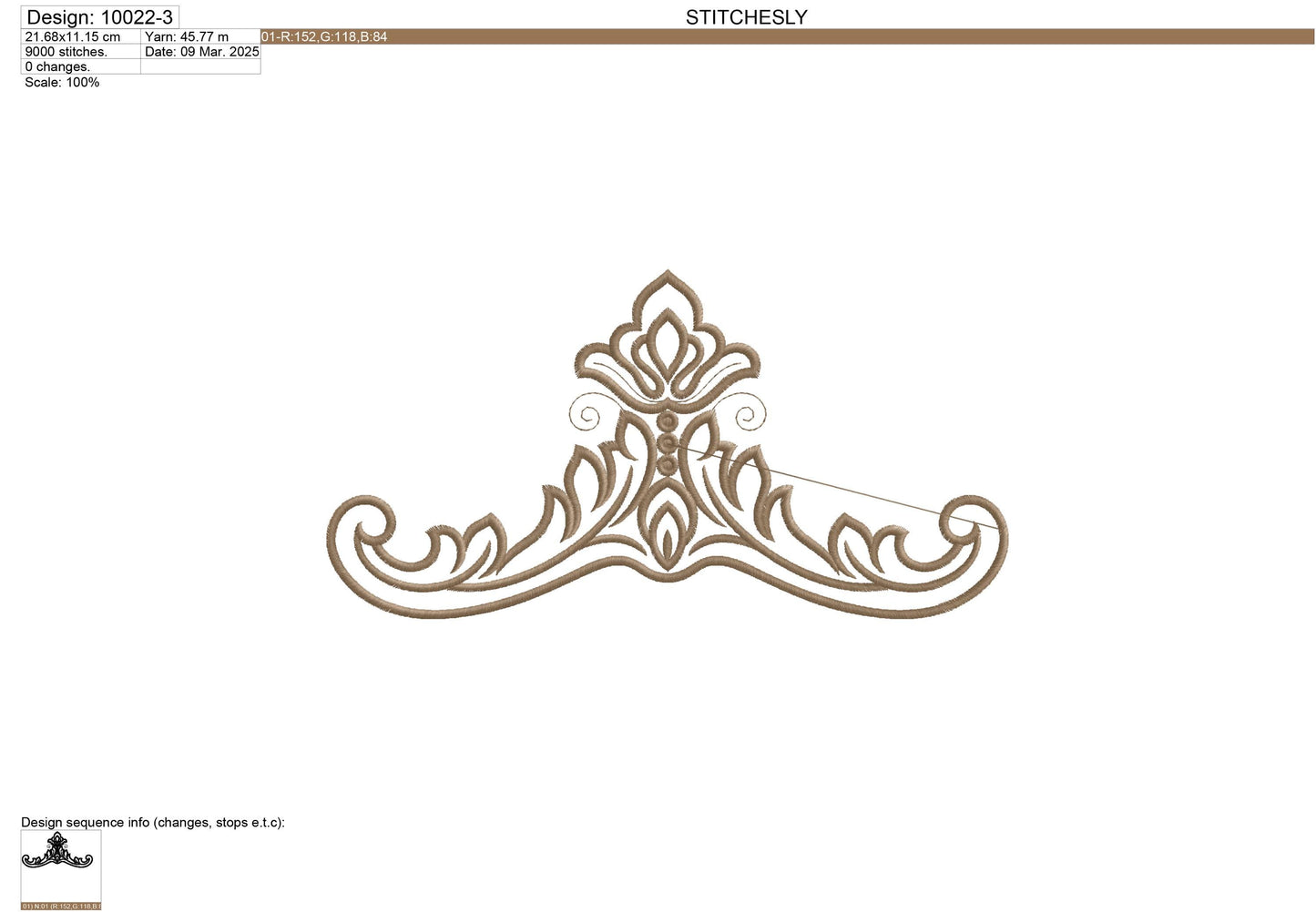Modern Embroidery Design for Hoop ā PES, DST, VP3, HUS | Instant Download Machine Stitch File - 10022