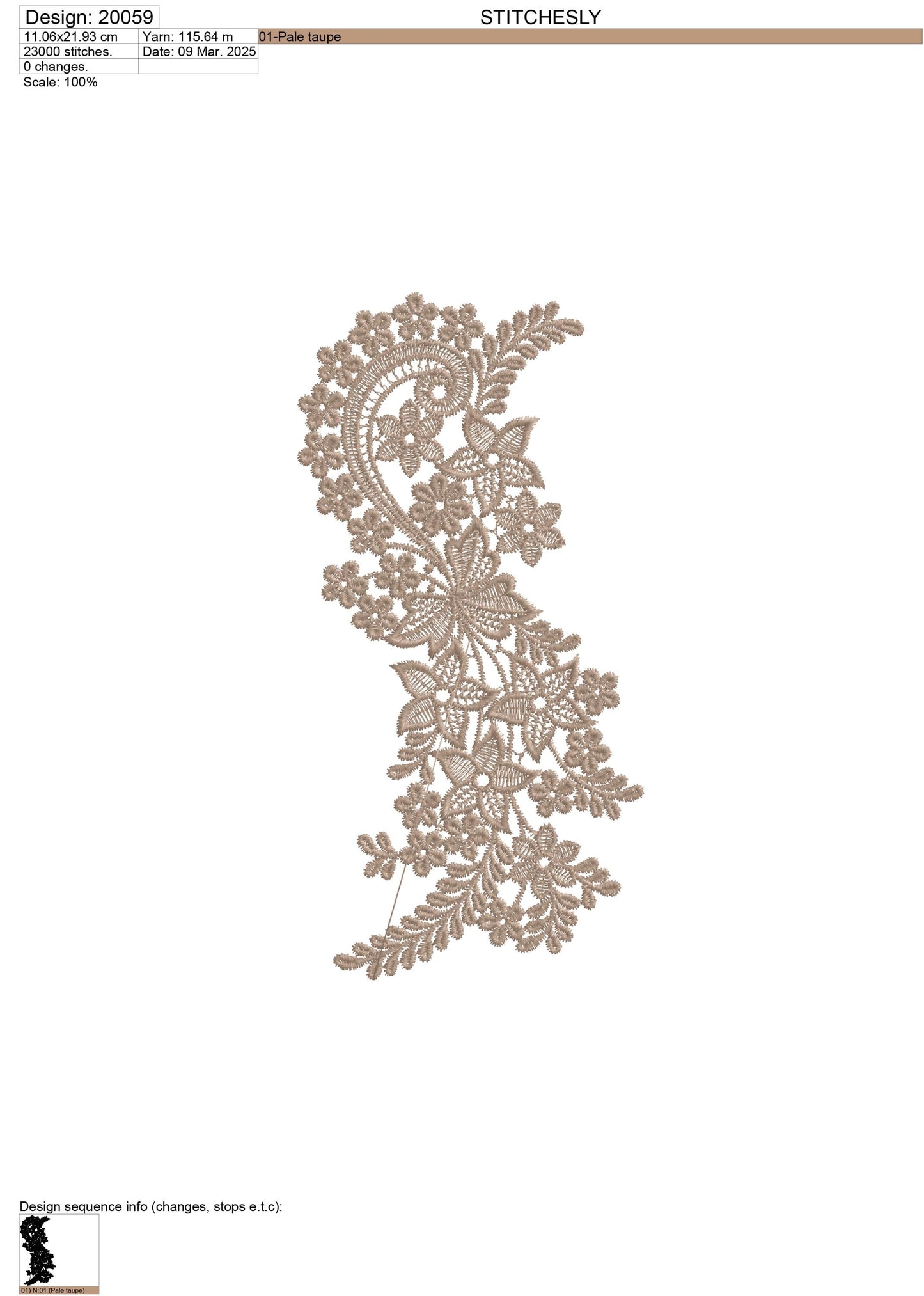 Modern Embroidery Design for Hoop ā PES, DST, VP3, HUS | Instant Download Machine Stitch File - 20059