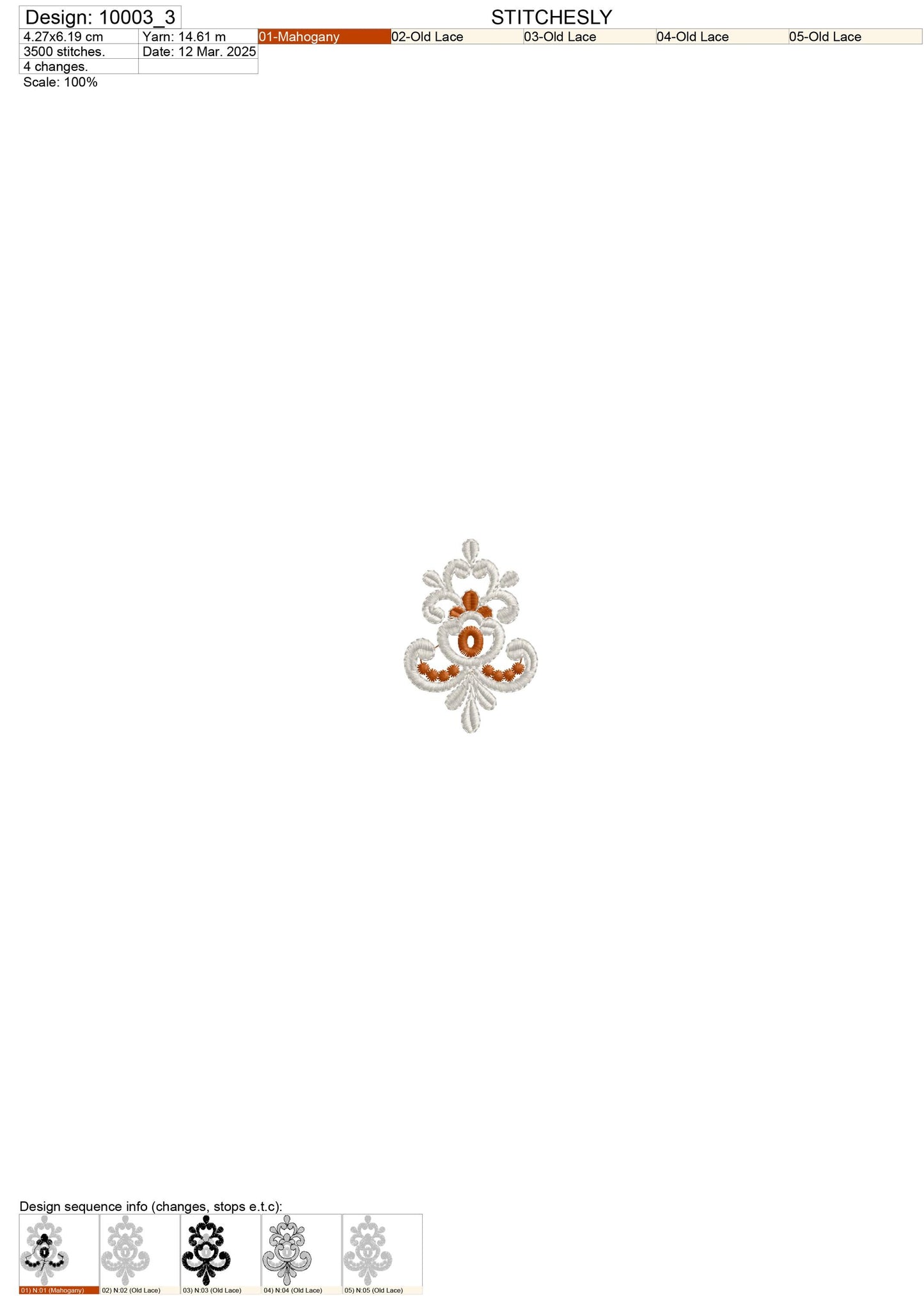 Modern Embroidery Design for Hoop ā PES, DST, VP3, HUS | Instant Download Machine Stitch File - 10003