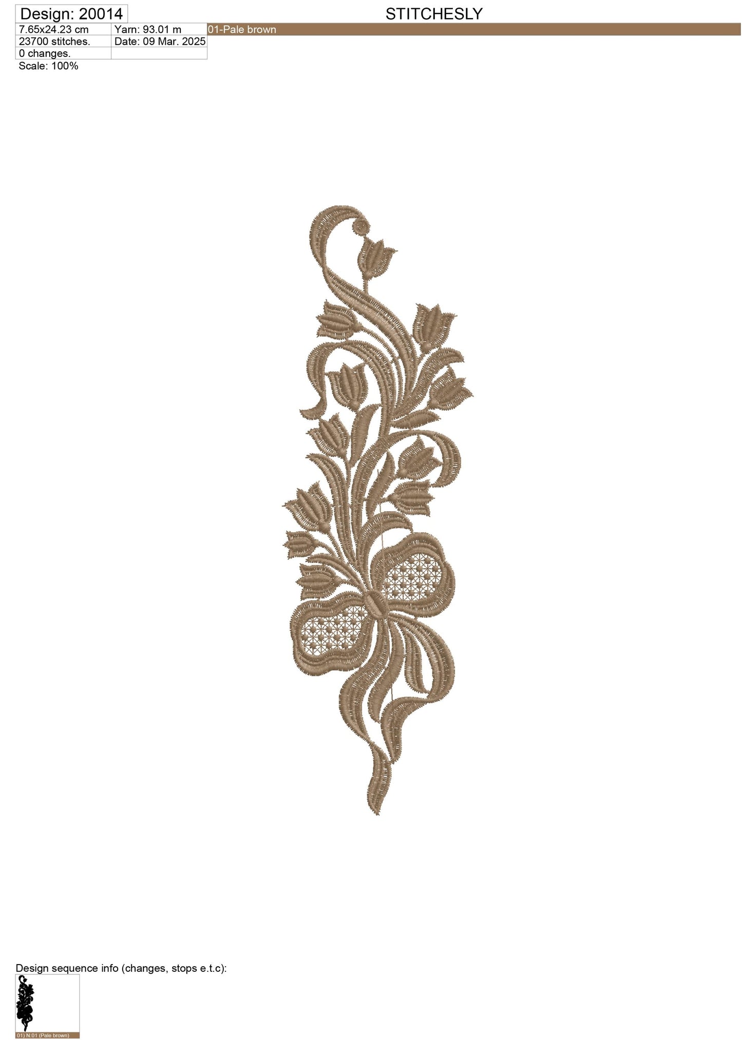 Modern Embroidery Design for Hoop ā PES, DST, VP3, HUS | Instant Download Machine Stitch File - 20014