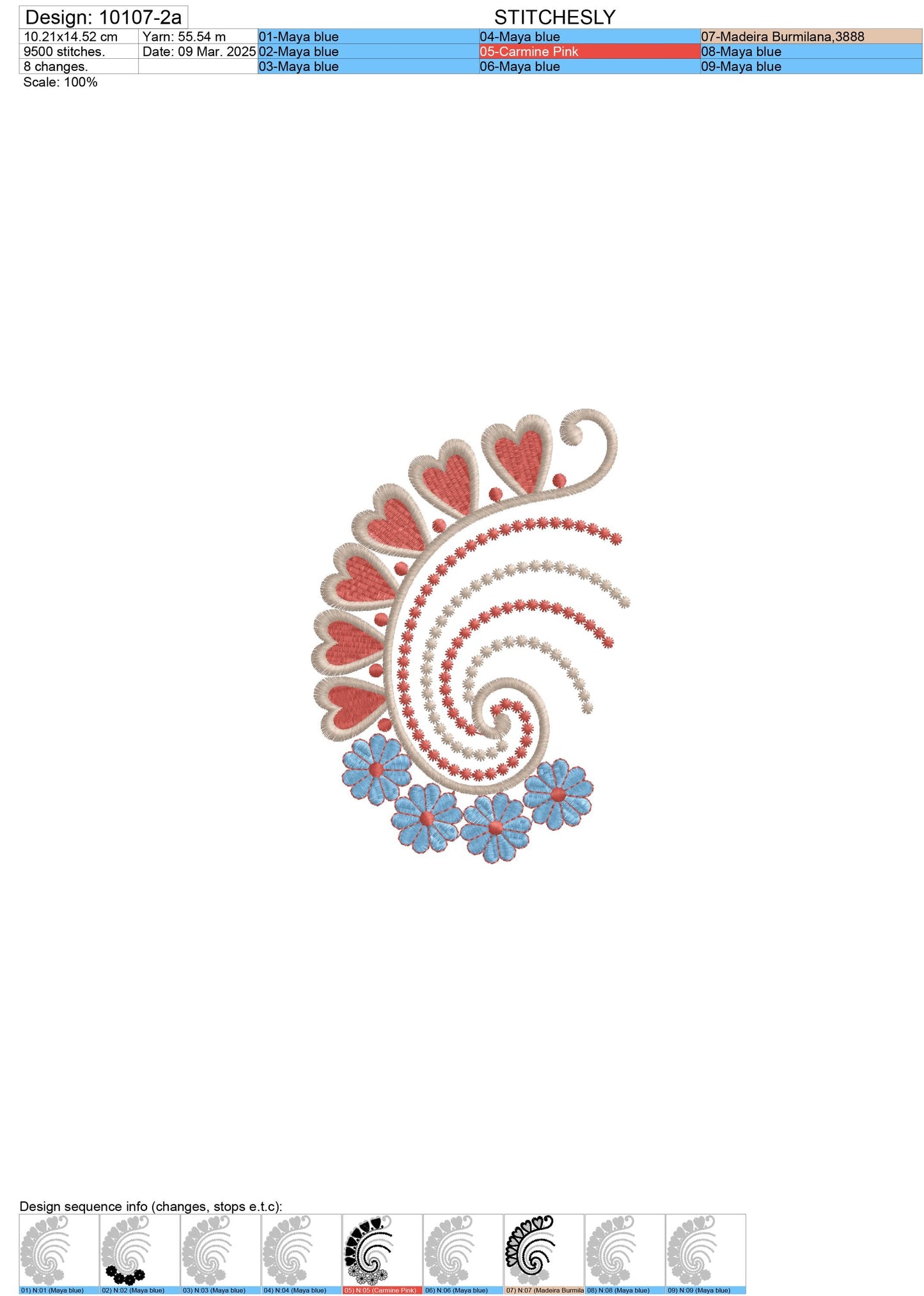 Modern Embroidery Design for Hoop ā PES, DST, VP3, HUS | Instant Download Machine Stitch File - 10107