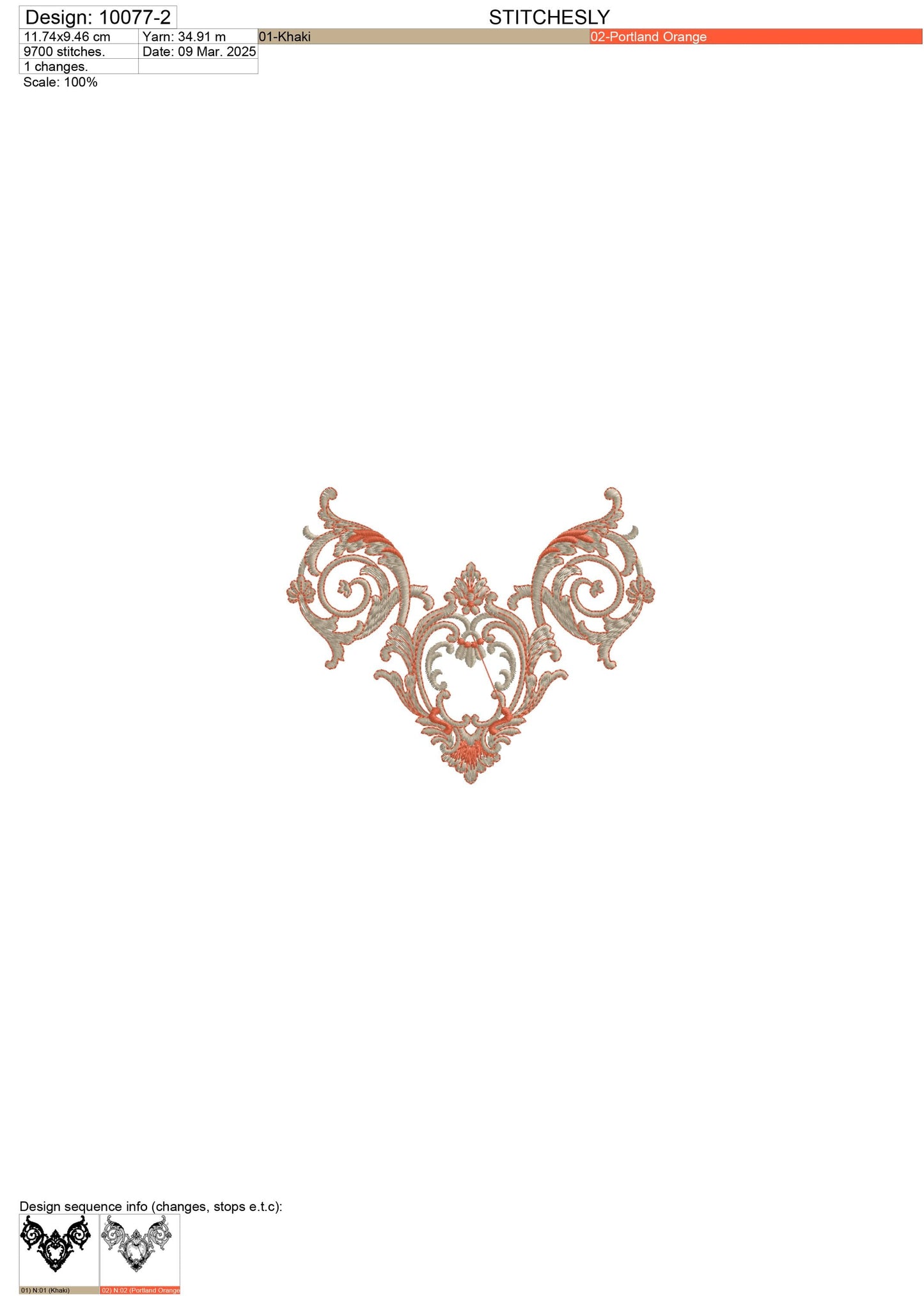Modern Embroidery Design for Hoop ā PES, DST, VP3, HUS | Instant Download Machine Stitch File - 10077