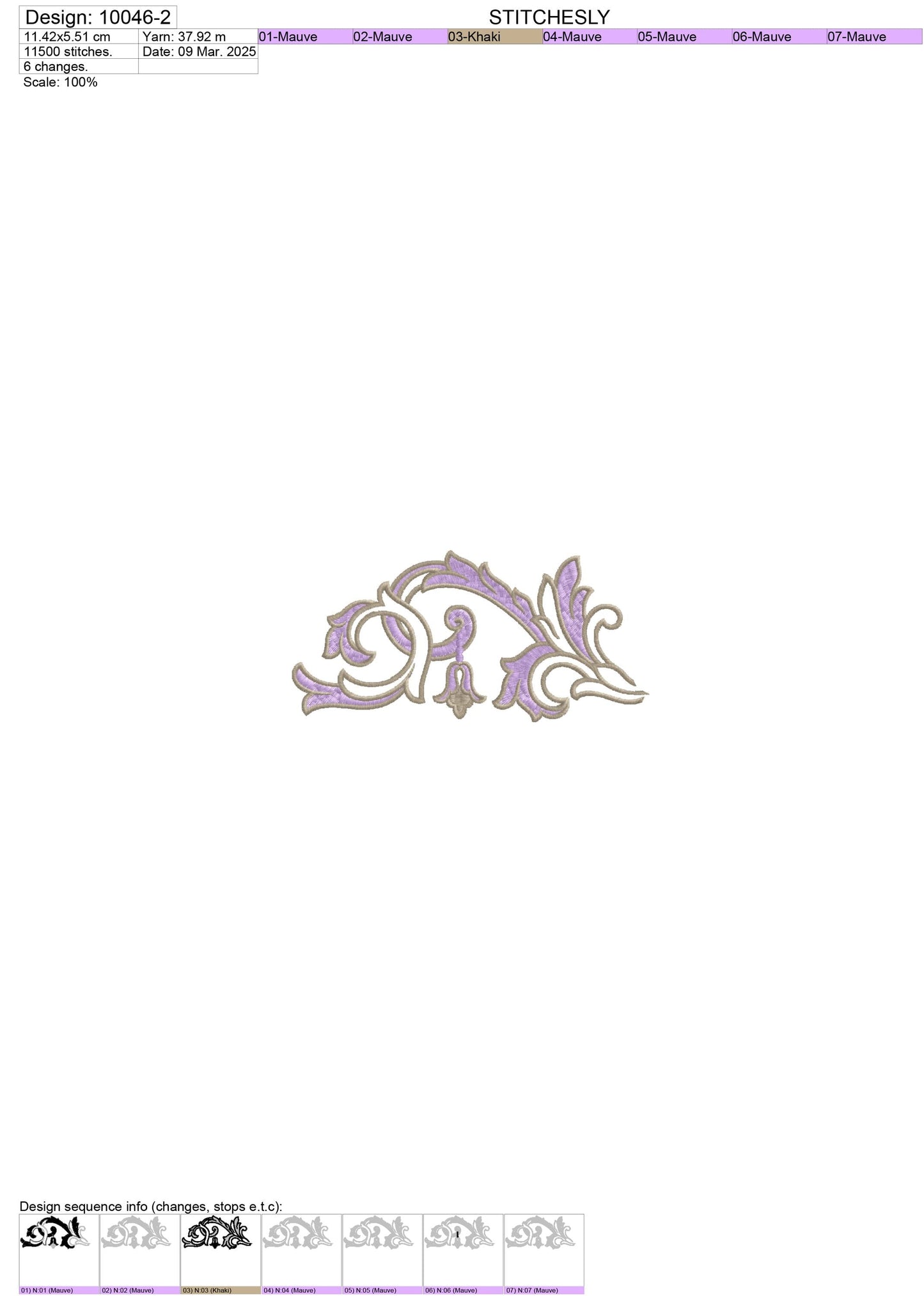 Modern Embroidery Design for Hoop ā PES, DST, VP3, HUS | Instant Download Machine Stitch File - 10046