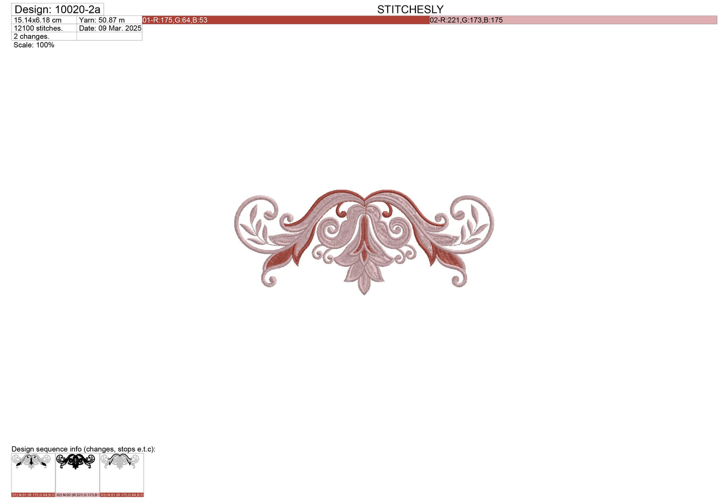Modern Embroidery Design for Hoop ā PES, DST, VP3, HUS | Instant Download Machine Stitch File - 10020