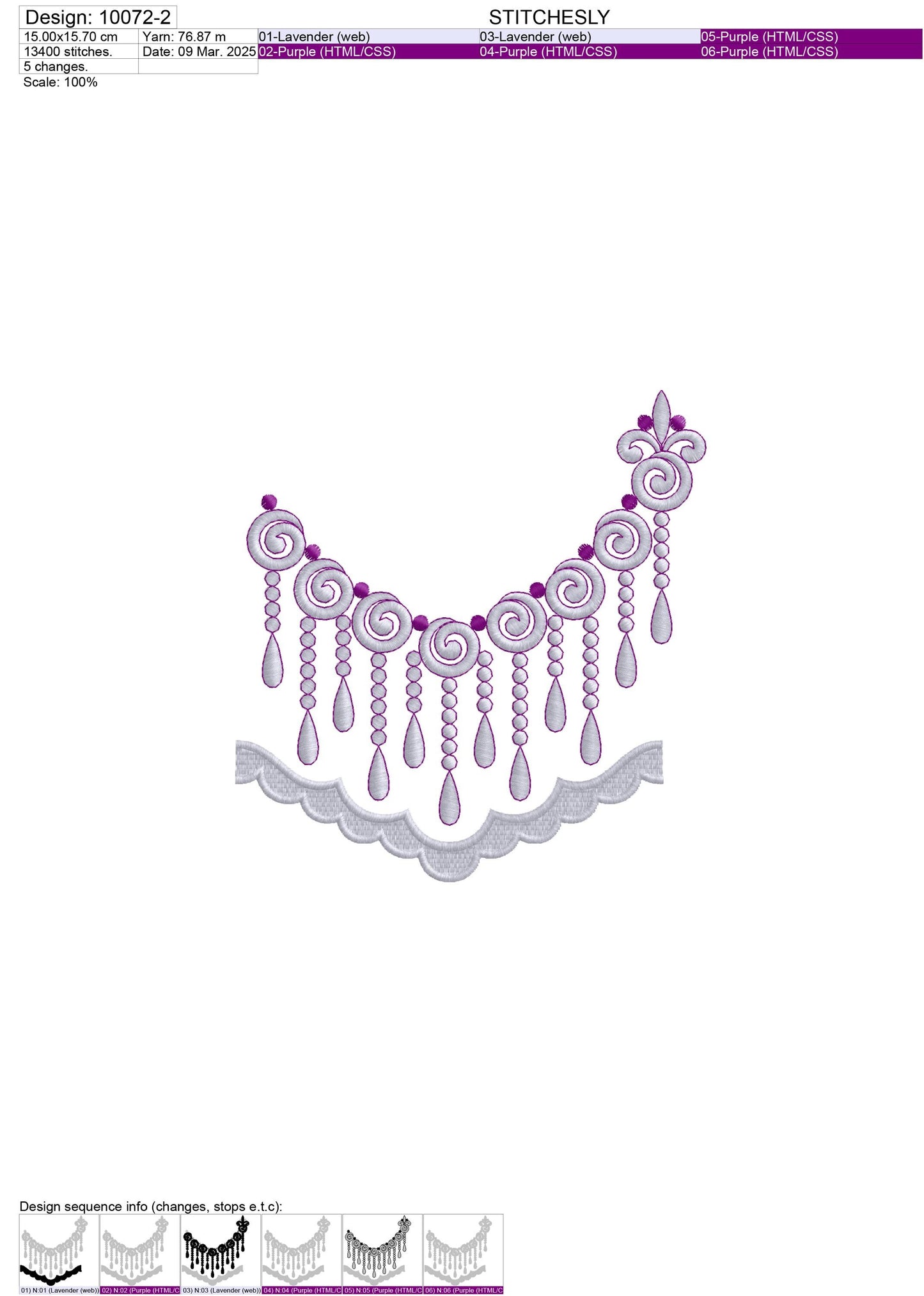 Modern Embroidery Design for Hoop ā PES, DST, VP3, HUS | Instant Download Machine Stitch File - 10072