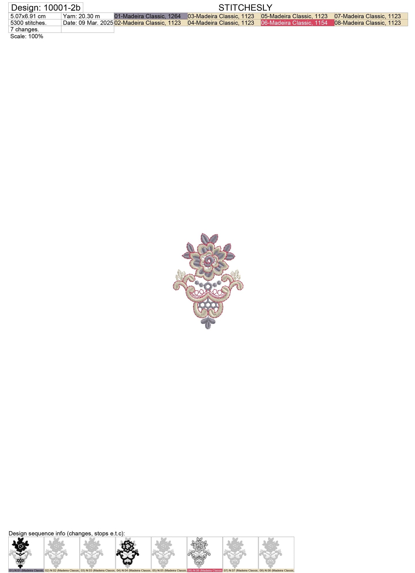 Modern Embroidery Design for Hoop ā PES, DST, VP3, HUS | Instant Download Machine Stitch File - 10001