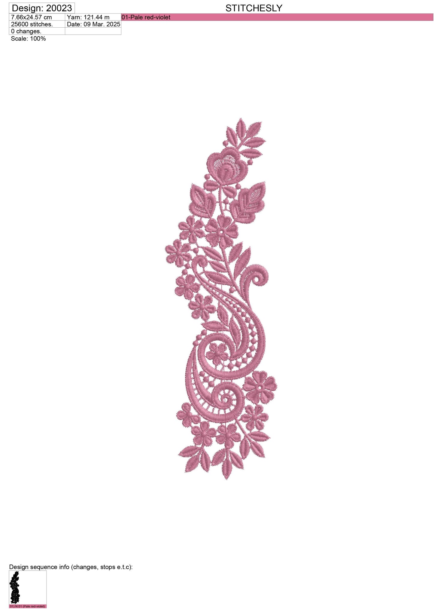 Modern Embroidery Design for Hoop ā PES, DST, VP3, HUS | Instant Download Machine Stitch File - 20023