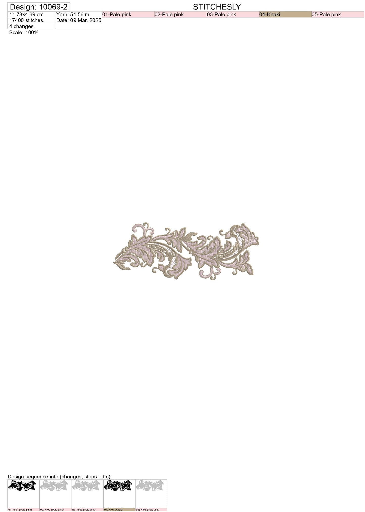 Modern Embroidery Design for Hoop ā PES, DST, VP3, HUS | Instant Download Machine Stitch File - 10069