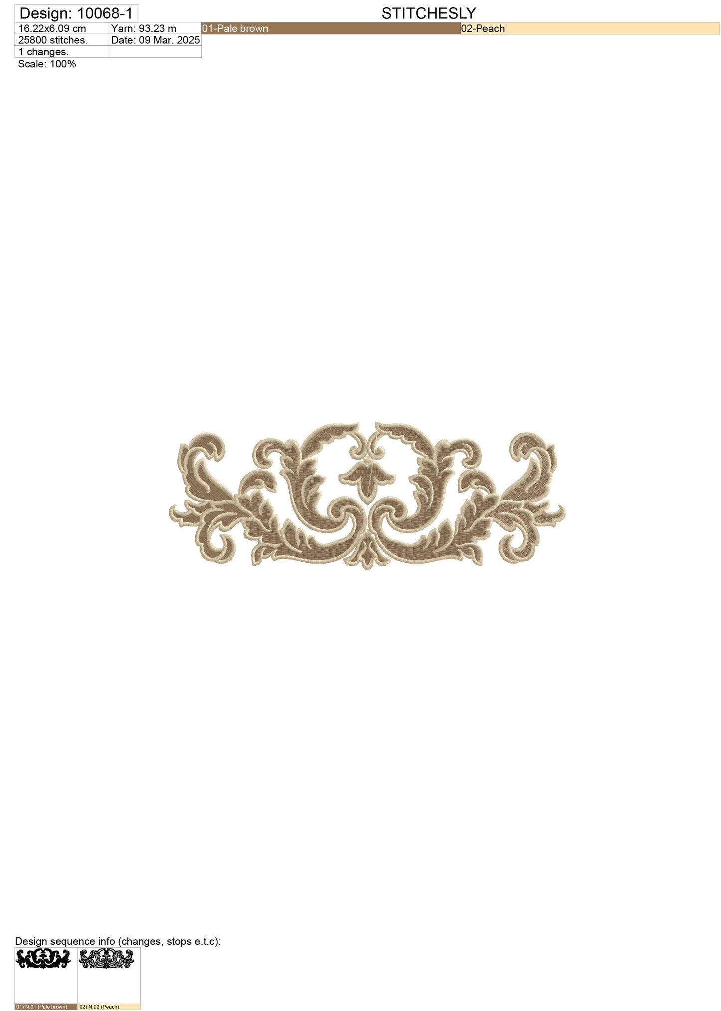 Modern Embroidery Design for Hoop ā PES, DST, VP3, HUS | Instant Download Machine Stitch File - 10068