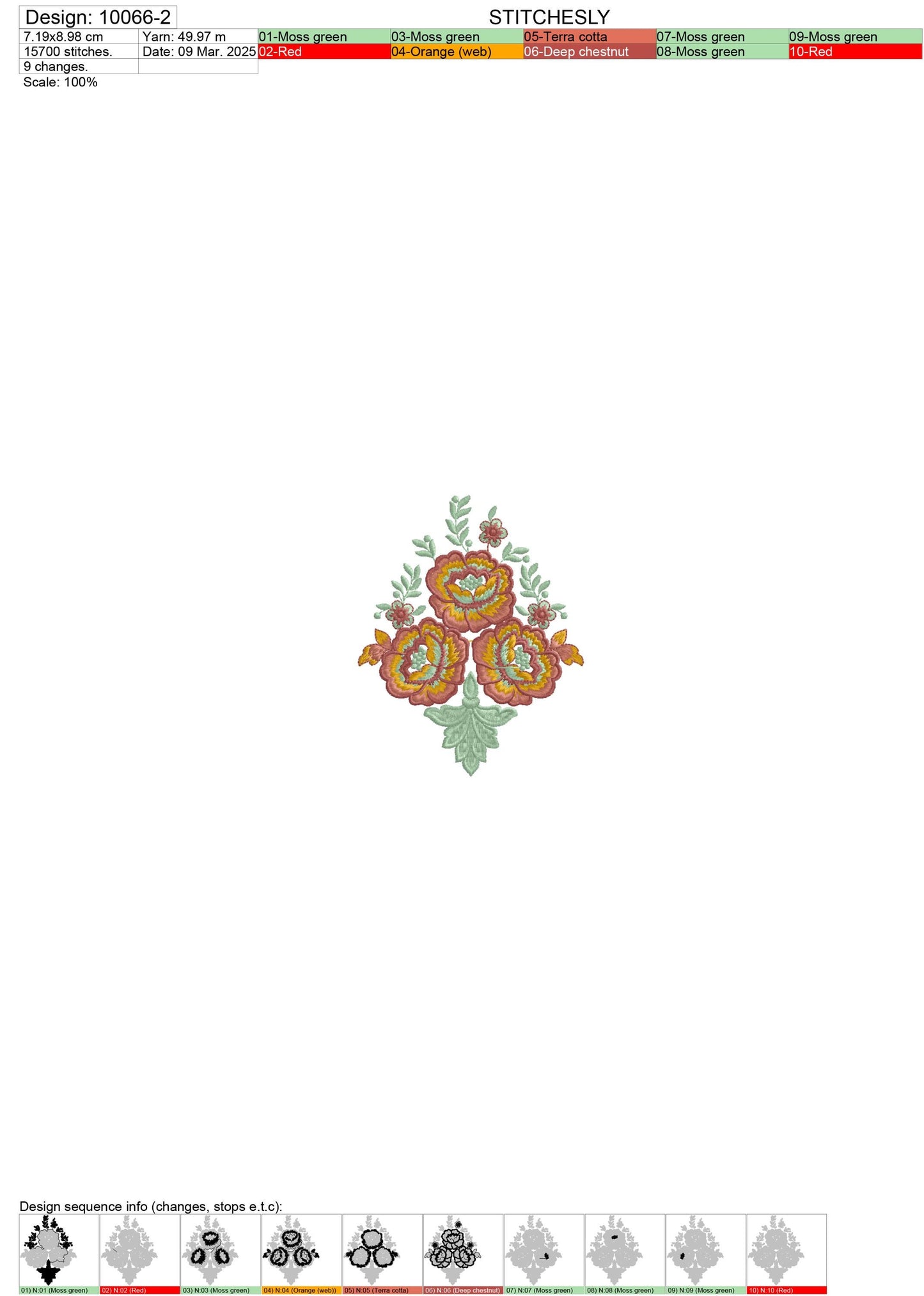 Modern Embroidery Design for Hoop ā PES, DST, VP3, HUS | Instant Download Machine Stitch File - 10066
