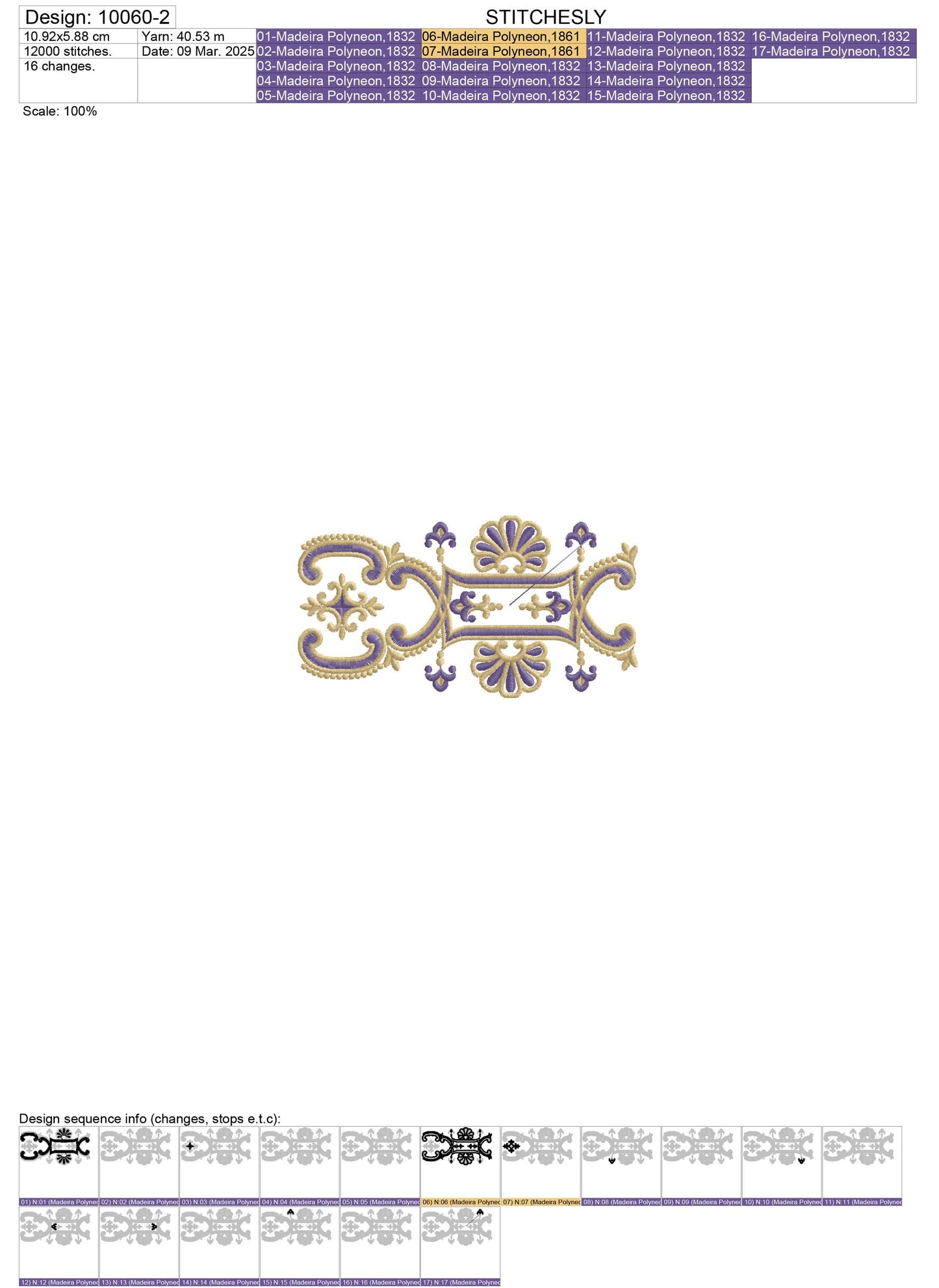 Modern Embroidery Design for Hoop ā PES, DST, VP3, HUS | Instant Download Machine Stitch File - 10060