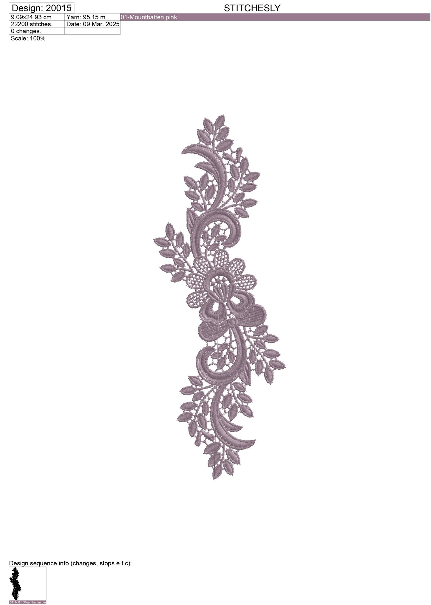 Modern Embroidery Design for Hoop ā PES, DST, VP3, HUS | Instant Download Machine Stitch File - 20015
